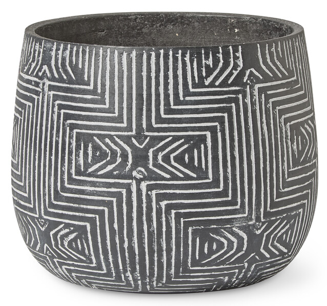 Inka - Kruka, H 32, Ø 40 cm - Svart