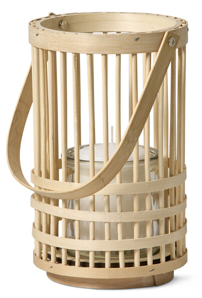 Basket - Lanterna, H 25 cm - Beige