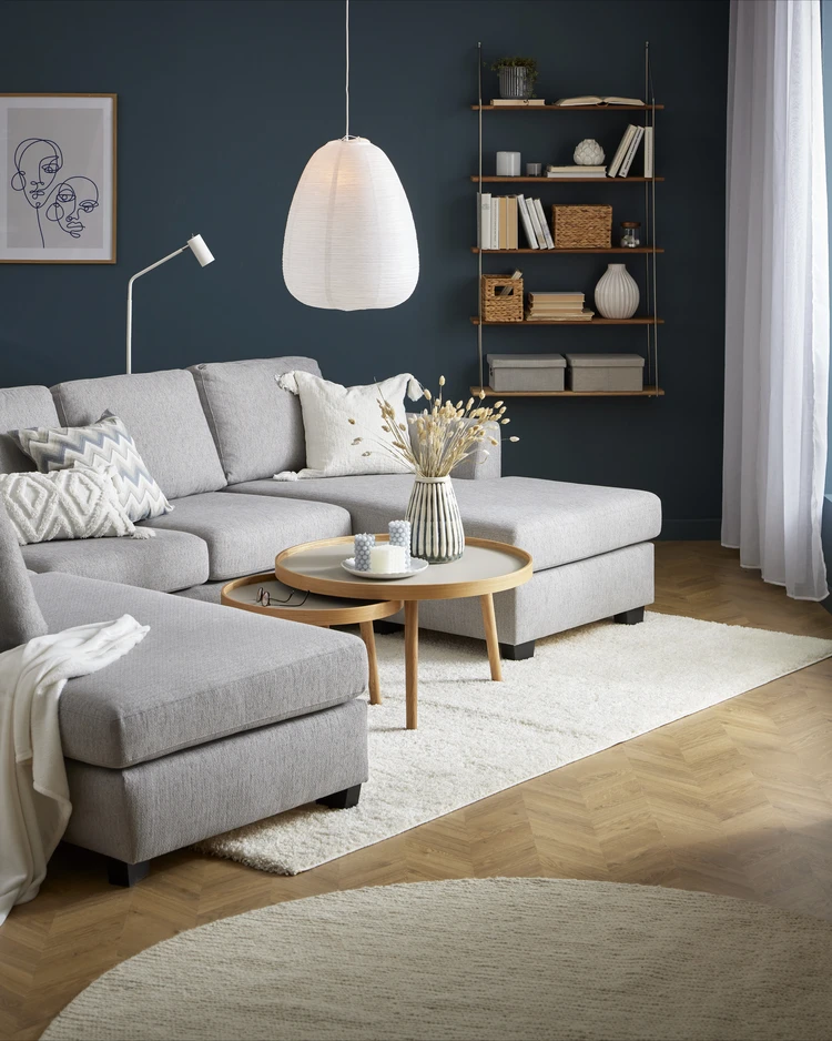 Friday - 3-sits soffa med schäslong vänster och divan höger - inspiration