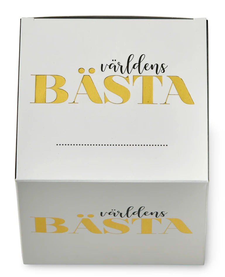 Budskap - Doftljus, Peppercorn Shea, brinntid 35 h, 300 gr - Svart