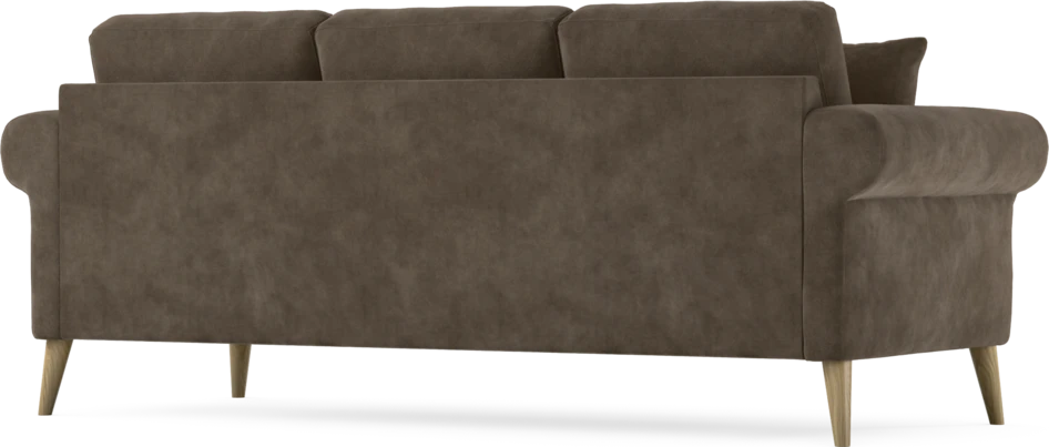 Eden - 3-sits soffa - Brun