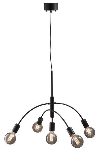 Lilo - Taklampa, H50 Ø70 cm - Svart