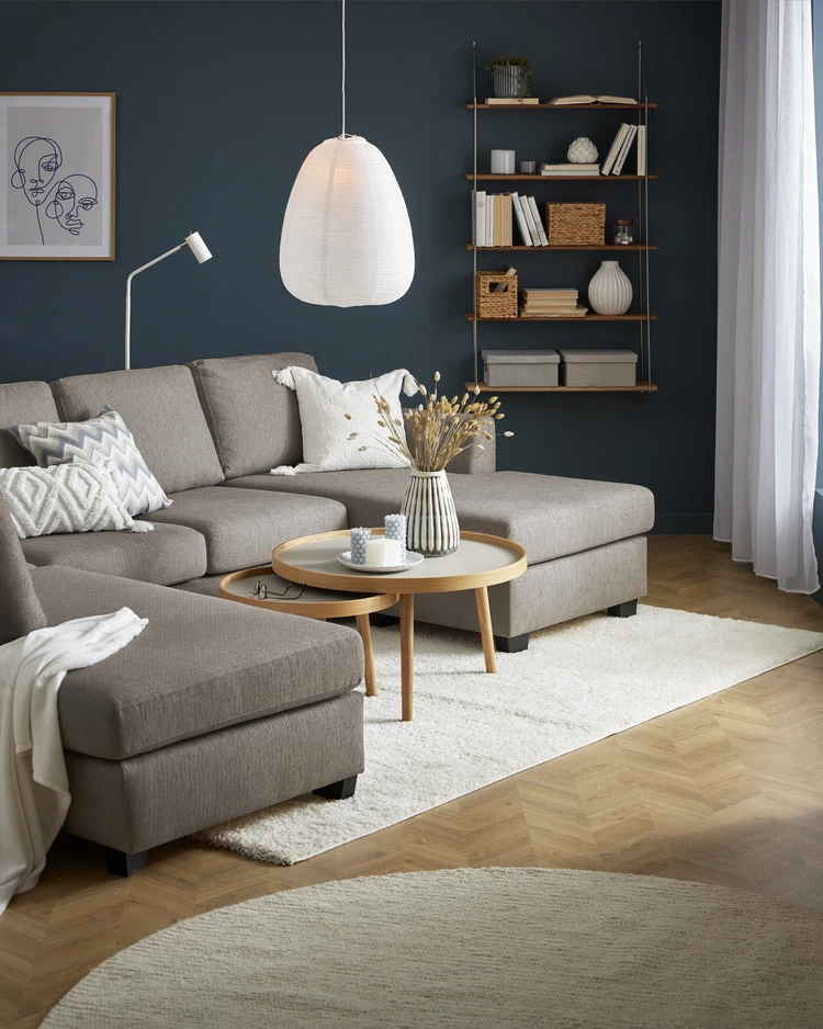 Friday - 3-sits soffa med schäslong vänster och divan höger - inspiration