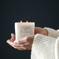 Clean Space - Doftljus, Warm Cotton, brinntid 40 h - inspiration