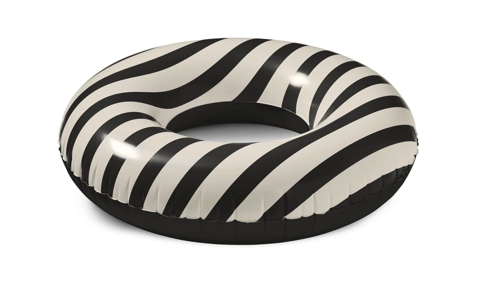 Stripe - Badring, Ø 115 cm - Svart