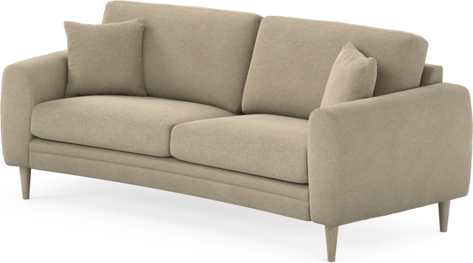 Eden - 2,5-sits soffa svängd - Beige