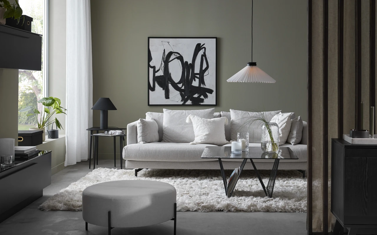 Harper - 3-sits soffa, hel dyna - inspiration