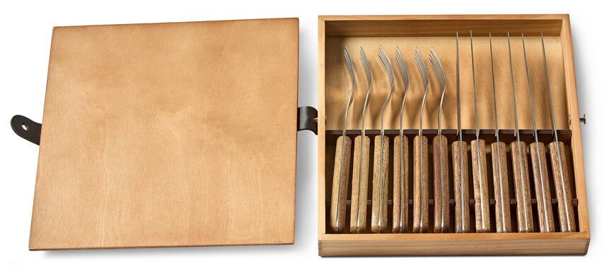 Birk - Grillbestick, 12 delar - Beige