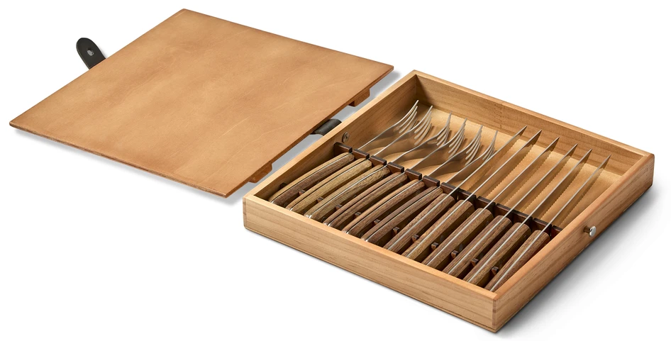 Birk - Grillbestick, 12 delar - Beige