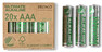 Deltaco Ultimate Alkaline - Batteri, AAA/LR03, 1,5V, 20-pack - Grå