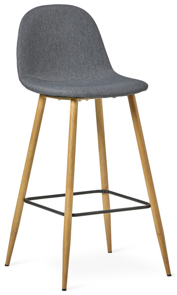 Tracy - Barstol, Sh 73 cm - Grå
