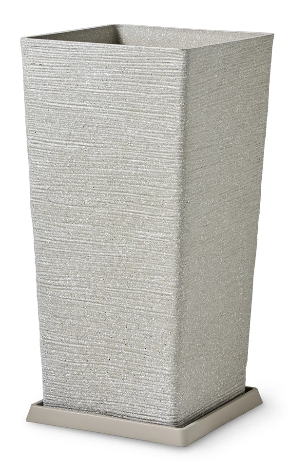 Lisen - Kruka, L 26, B 26 H 52 cm - Beige