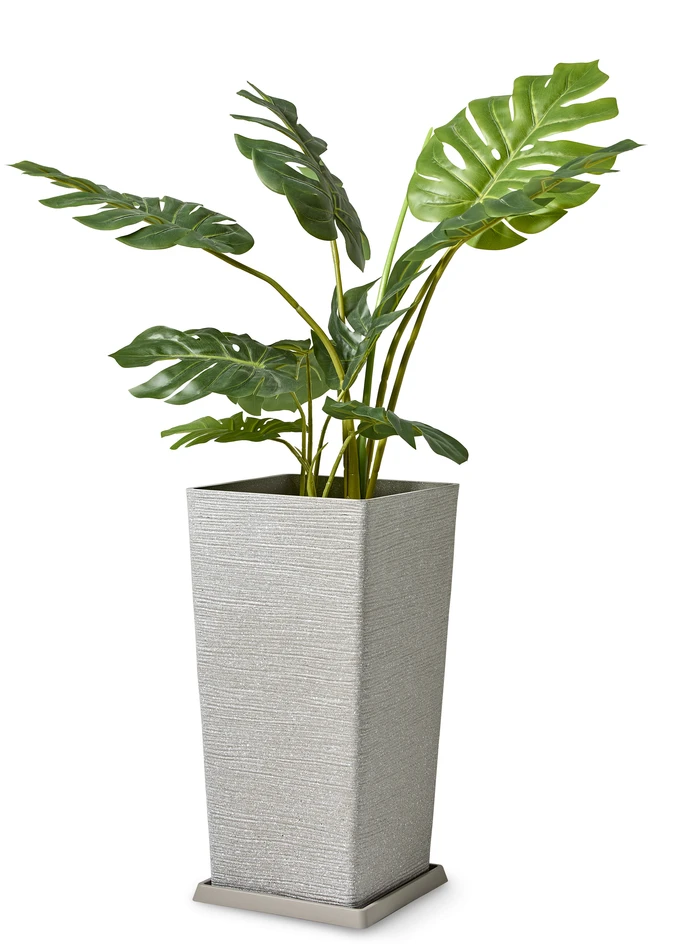 Lisen - Kruka, L 26, B 26 H 52 cm - Beige