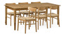 Ekerö - Matgrupp med 6 stolar Ida - Beige
