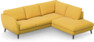 Madison Lux - 2-sits soffa med divan höger - Gul