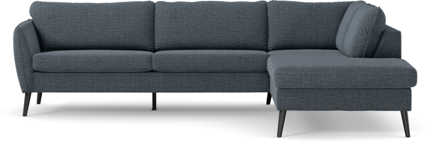 County - 2,5-sits soffa med divan höger - Blå