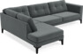 Rio - 3-sits soffa med divan vänster - Grå