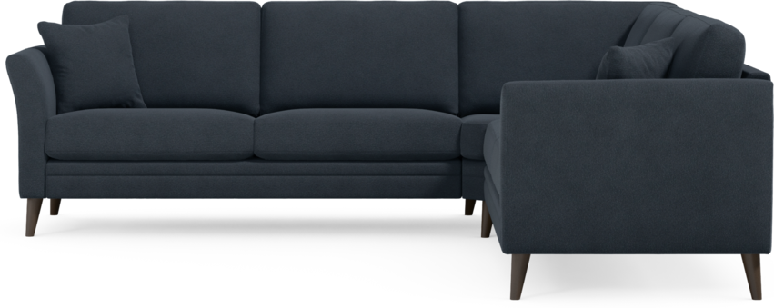 Eden - Hörnsoffa, 2,5+2,5-sits - Blå