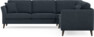 Eden - Hörnsoffa, 2,5+2,5-sits - Blå