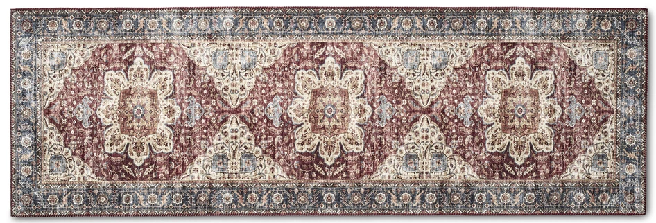 Canberra - Vävd matta 80x245 cm - Röd