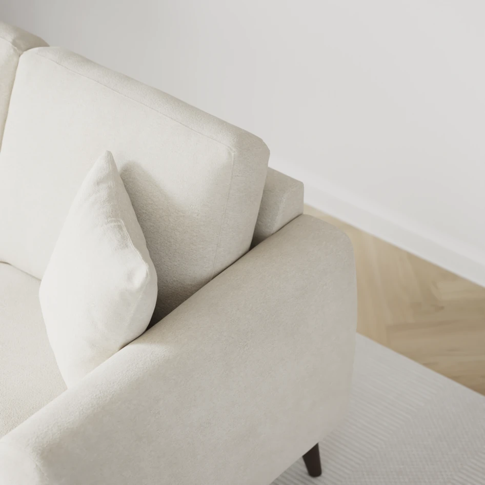 Eden - 3-sits soffa - Vit