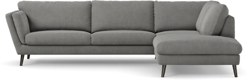Madison Lux - 3-sits soffa med divan höger - Grå