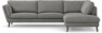 Madison Lux - 3-sits soffa med divan höger - Grå