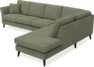 Eden - 3-sits soffa med divan - Grön