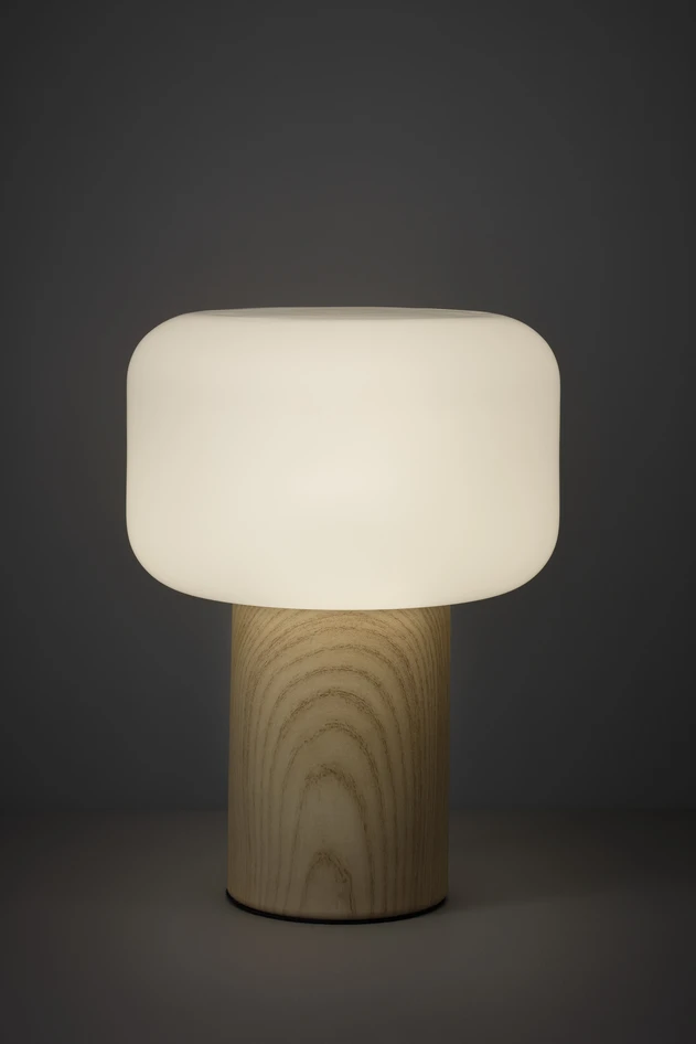 Bruno - Bordslampa, H29 Ø22 cm - Beige