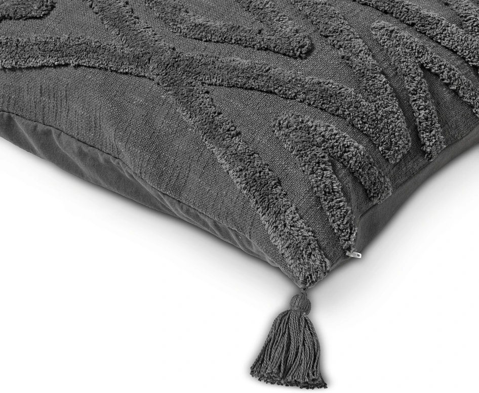 Alba - Kuddfodral, 50x50 cm - Grå