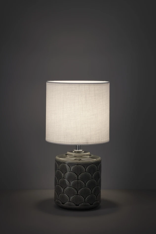 Florina - Bordslampa, H31 Ø15 cm - Grå