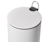 Malte - Pedalhink, H 38 Ø 25, 11 l - Vit
