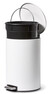 Malte - Pedalhink, H 38 Ø 25, 11 l - Vit
