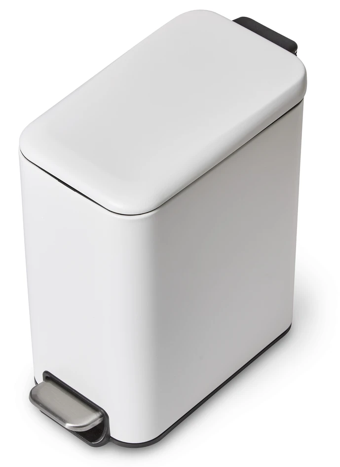 Malte - Pedalhink, 14,2x28x28,6, 5 l - Vit