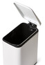 Malte - Pedalhink, 14,2x28x28,6, 5 l - Vit