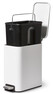 Malte - Pedalhink, 14,2x28x28,6, 5 l - Vit