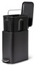 Malte - Pedalhink, 14,2x28x28,6, 5 l - Svart