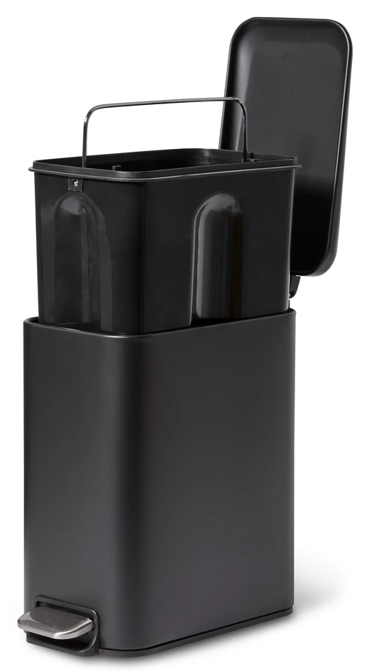 Malte - Pedalhink, 14,2x28x28,6, 5 l - Svart