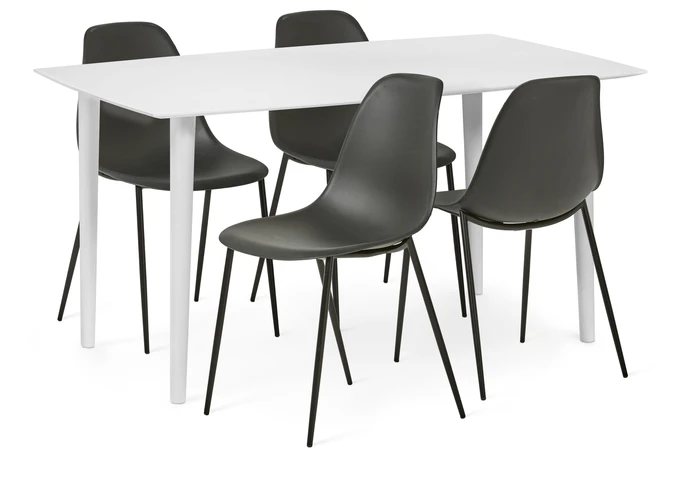 Plaine, Matgrupp med 4 stolar Tico