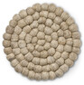 Recycle - Grytunderlägg, Ø21 cm - Beige