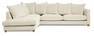 Logan - 2,5-sits soffa med divan vänster - Beige