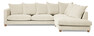 Logan - 2,5-sits soffa med divan höger - Beige