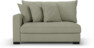 Rossi - 2-sits med armstöd vänster - Beige