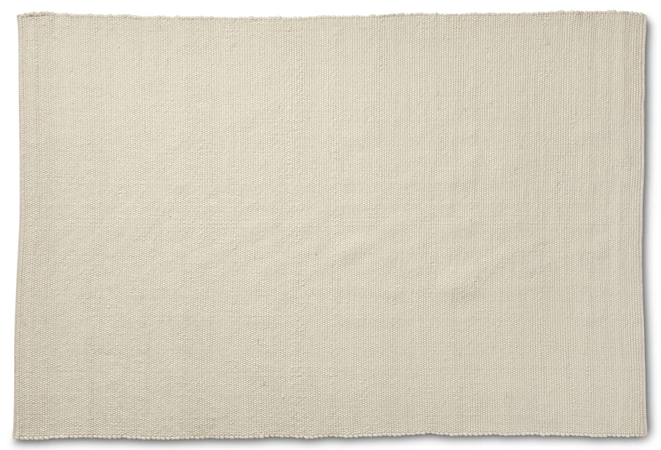 Sundre - Ullmatta, 160x230 cm - Vit