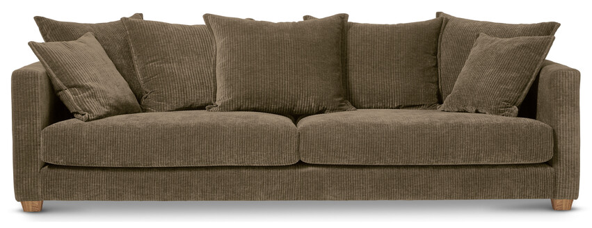 Logan - 3-sits soffa XL - Brun