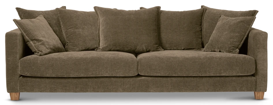 Logan - 3-sits soffa XL - Brun