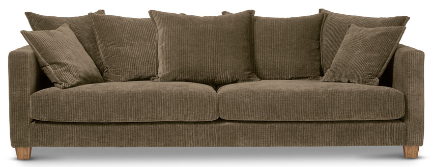 Logan - 3-sits soffa XL - Brun