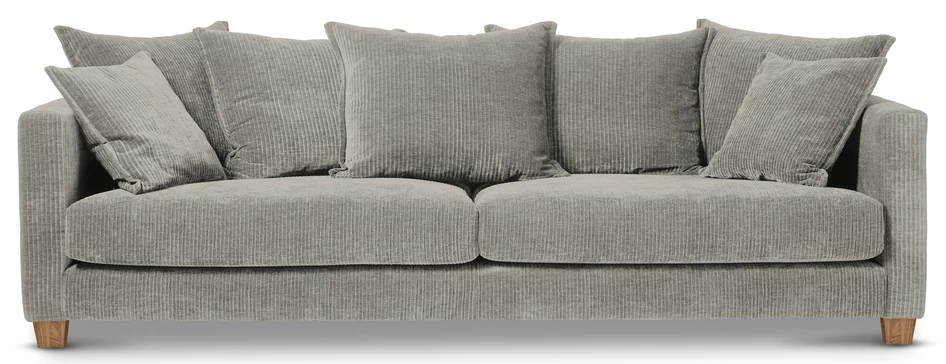 Logan - 3-sits soffa XL - Grå