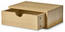 Plint - Vägghängt sängbord, 40x28,5x15 cm - Beige