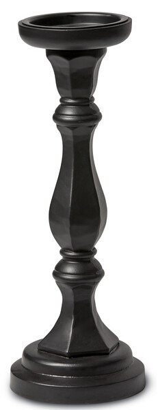 Pantheon - Ljushållare, H 33,5 Ø 12,5 cm - Svart